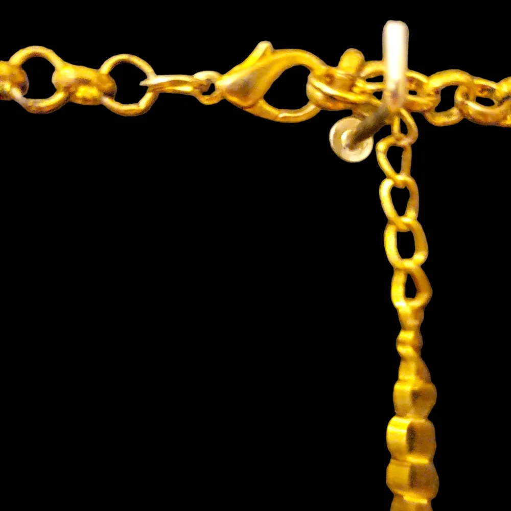 Gold tone  necklace collar - Picture 3 of 3